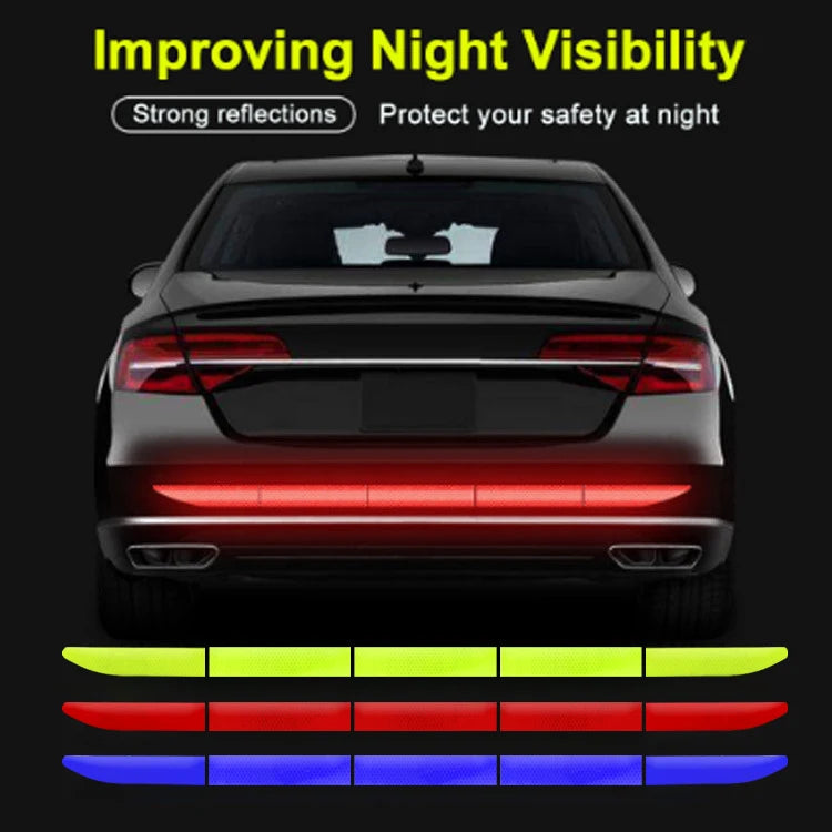 Premium 20PCS Reflective Wheel Rim Decals | High Visibility Night Safety Strips