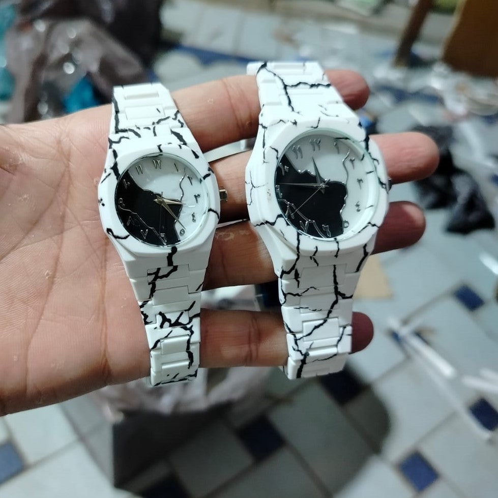 Tiger Aura Pair Watch – Stylish His & Hers Wristwatch Set