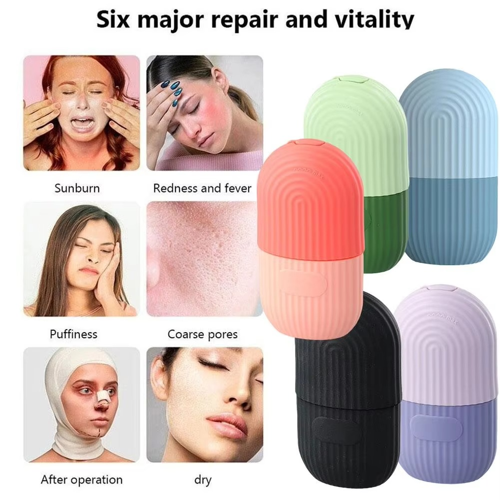 Ice Roller Facial Massage | Silicone Cleansing Ice Lattice